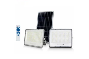 200W/300W/400W Solar Floodlight IP67 Waterproof Outdoor LED Safety Lamp Aluminum Energy-saving Garden Spotlight Solar Panel CE