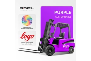 Mini Small Electric Forklift 500kg 1 1.5 2 Ton Lightweight Hydraulic Stacker Indoor Outdoor Farm Factory Cargo Transportation