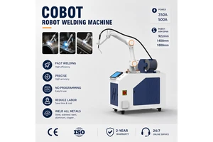 CE Approved Collaborative Welding Robot with 1800mm Arm Span Heavy Duty MIG Welding Equipment for Factory