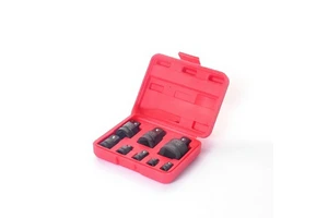 8PCS Professional Auto Protection Sleeve Socket Set with Ratchet Wrench for Mechanical & Car Repair