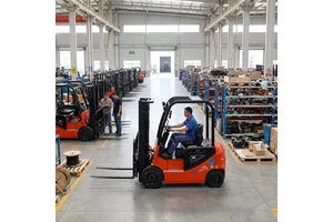 Free Shipping 2.5tons Battery Wheel Mini Small Portable Micro Electric Forklift For Home Delivery Center