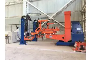 Customizable Welding Robot Station with MIG Welding for 1-15mm Components of Aluminum Alloy, Stainless Steel, Low-carbon Steel