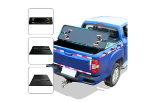 Waterproof Locking Hard Aluminium Tri-Fold Tonneau Cover for Toyota for Tacoma NP300 Ford F150 Ranger T6 T7 T8 Electric Sierra