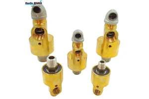BSDTW Series Customizable Brass Water Rotary Joint Swivels Jaw-Jaw High-Temperature 120 Polished Finish 200-1000 RPM 10 Bar