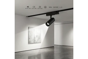 DALI Dimmable 20W 30W LED Contour Spotlight 40 Degree Shapeable Track Light for Modern Art Gallery Museum Retail Display