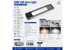 SAA & CE Certified Exhibit Arm Light High Efficiency Display Lamp For Trade Show Booths Convention Centers And Expositions