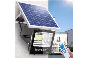60w 100w 200w Solar Reflector Projector Floodlight Waterproof Spotlight Street Garden Outdoor Led Solar Flood Light with Remote