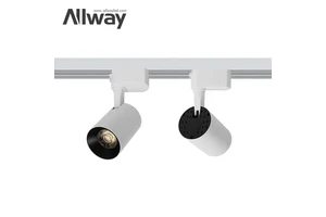 Allway Unique Design Popular Mall Fixture Aluminum SKD Frame Spot Lamp Home Led Track Light Fitting