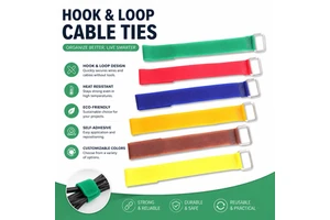 Factory Hook and Loop Straps Wire Fastener Cable Tie With Buckle