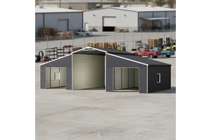 SG4222-H434 Garage Building Kit Metal Car Garage Metal Garage Shed