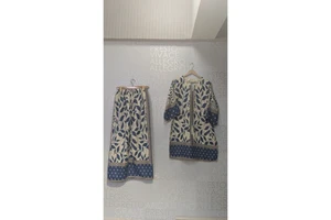 FUSION Digital Coords Set SL00247 Bohemian Style Three-Quarter Sleeves for Spring/Summer Priced at 1749!