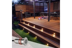 gouly Low Power Led Deck Light Smart Remote Control Ip67 Waterproof Outdoor Underground Buried Yard Lamp