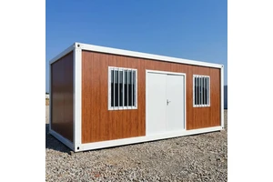 Fast Delivery Moisture Proof & Light Weight For Civil Engineering Camp Detachable Container House Flat Pack Container House