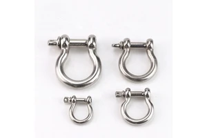 SS304 Types of Bow Shackle U.s Drop Forged d Shackles Quick Link