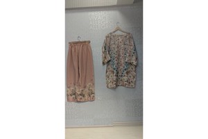 FUSION Digital Coords Set SL00247 Bohemian Chiffon Three-Quarter Sleeve Tops for Spring/Summer Priced at 1749!