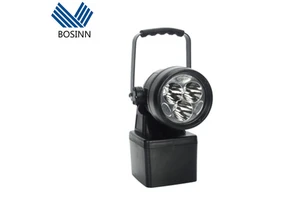 Magnet Flash Lighting for Garage Container Warehouse Work Lights Built-in Battery Explosion-Proof Portable Lamp