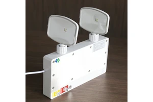Three-Proof IP67 Stainless Steel Dual-Head LED Escape Indicator Light Fire Emergency Marking Lamp Indoor Industrial Use