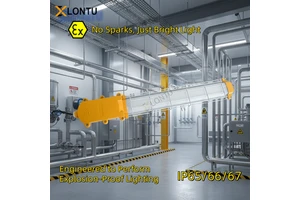 LED IP55 Explosion Proof Strip Light Tube Linear Three-proof Dimmable Aluminum Body ATEX Certified