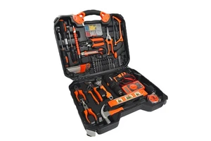 120pcs Electric Hardware Tool Set Household Electric Drill & Screwdriver Electrician Repair Box