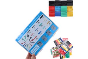 328pcs 530pcs CHY Brand Customizable Heat Shrink Tube Sleeving Cable Tubing 8 Sizes Mixed Environment-Friendly Color Set C486