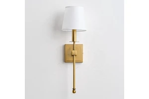 Golden French Style Decorative Lamps for Living Room Wall Bedroom Bedside & Corridor Walls LED Light Painted Finish