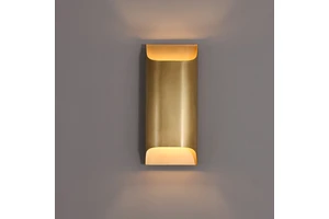 Hot Sale Modern Rectangular Indoor Wall Sconce Lamp Bedside Stairs Luxury Gold Black Simple Wall Light