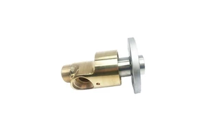 Two-way Left/Right-hand Thread Double Head 120C Rotary Joint Water Rotating Connector Flange 3 - 1 1/2 Inch Brass Swivel Fitting