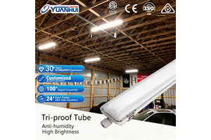 New Design 5 Years Warranty CE RoHS Led Light Dust-free Workshop 20W 40W 50W 100Lm/W IP65 Led Triproof Light Warehouse Lighting