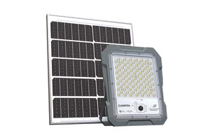 1000W Outdoor Waterproof LED Security Solar Floodlight with Aluminum Body Bright Solar Sign Board for Courtyard Garden Lighting