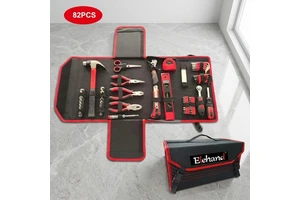 Combination Hand Tool Kit Tool Sets With Nylon Cloth Bag 82PCS Included Screwdriver Pliers Hex Key Wrench Hammer