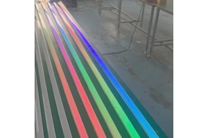 3 Meters Length Wall Washer Light Decoration Porch Linear Facade Lighting Neon Tube Wave Pattern Digital Tube Lamp