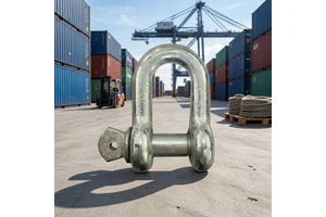 Heavy Duty D Shackle 45#l Straight Shackle Lifting Sling Connecting Shackle