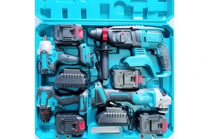 Best Discount Certificated Quality For Cordless Combo Power Tools 4 Kits 18v 20v 21v Battery Tool Kit For Maintenance Use