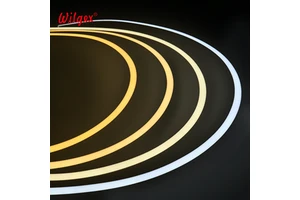 Solid Silicone Omnidirectional 3D LED Neon Light Free Vertical/Horizontal Bending for Creative Installations & Complex Shapes.