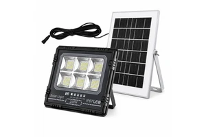XG-T53 Solar Powered Rechargeable 6W SMD White LED IP44 Rated Outdoor Garden Wall Light