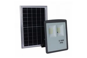 LED Floodlight Outdoor Solar-Powered High-Power Construction Site Lighting Wall-Mounted Indoor Sports Court Garden Home Use