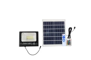 RGBW Solar Flood Lights with Remote Control for Garden Yard Path Barn Shed Garage Use Aluminum Lamp Body