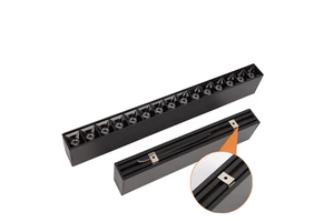 High Lumen Supermarket Office Library Commercial Aluminum LED Linear Lights Modern Design Style Surface Mounted Spotlight Lamp