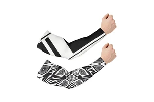 Arm Sleeves Outdoor Sports Cycling Motorcycle Fishing Basketball Volleyball Custom Printed Compression Polyester Sets for Adults