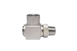 High Pressure 200 Bar Rotary Joint 360 Stainless Steel Swivel with for Seal 90 Degree for Reel Hose Winder HI-TEK Brand