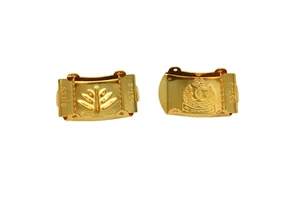 2026 Manufacturer Customized Factory Alloy Two-joint Gold Metal Ladies Clasp Brass Belt Buckle