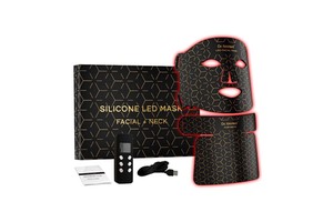 Wireless 4D Red Light Therapy LED Face Mask 460nm 665nm 850nm NIR Beauty Device for Salon Home Use