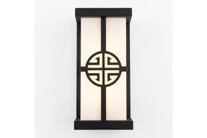 Modern Minimalist Outdoor Hotel Villa Exterior Mounted Decorative Wall Lamp Garden Sconce LED Wall Light PP Material 110-265V