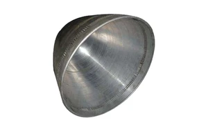 Customized High-quality Metal Reflective Lampshades Based on Drawings, Durable for Long-term Lighting