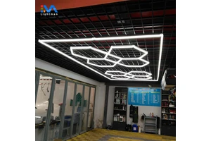 120lmw 639W 2430x4835mm High Lightness Car Workshop Garage Lamp