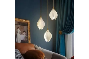 Hot Selling Indoor Decoration Lighting Villa Wedding Staircase Dining Room Table Modern Custom Orchid Flower Warm White LED
