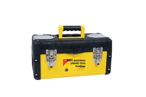 Tools Factory Wholesale Portable High Strength Thickened Stainless Steel Tool Box Flip-style Closure for Household