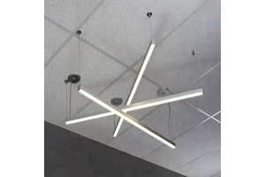 LEDWIDE Popular 35mm Wide Aluminum Led Profile Lighting bar for Suspended Wall Mounted UK
