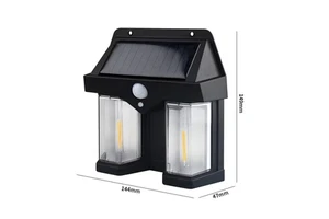 High Quality and Low Price Waterproof Solar Led Wall Lamp Outdoor Solar Garden Wall Induction Light