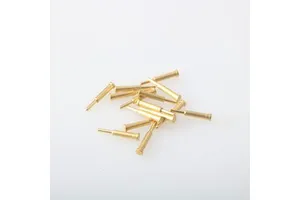Manufacturer-Supplied Brass Pogopin Double-Elastic Charging Pin Pcb Connector Spring-Type Spring Pin Smt Patch Thimble